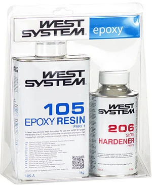 West System A-Pack Slow 105+206 Transparent 1,2 kg Přípravek k laminování