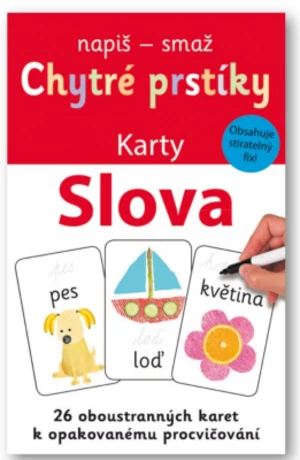 Karty Chytré prstíky - Slova