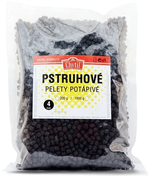 Chytil pelety pstruhové granule potápivé -1 kg 4 mm