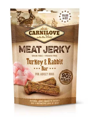 Carnilove Jerky Morčacia Tyčinka s Králikom 100g