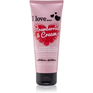 I love... Strawberries & Cream krém na ruky 75 ml