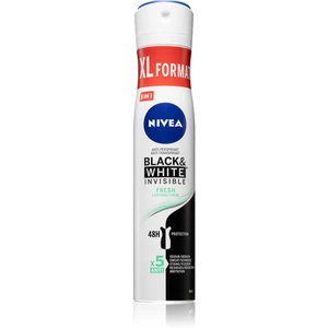 NIVEA Black & White Invisible Fresh + Antibacterial antiperspirant v spreji pre ženy 200 ml