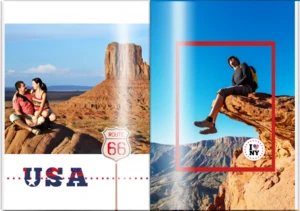 Fotokniha Dovolená v USA, 20x30 cm