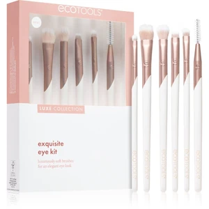 EcoTools Luxe Collection Exquisite sada štetcov na oči a obočie 6 ks