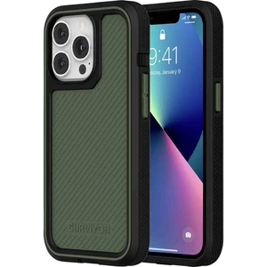 Griffin Survivor All-Terrain Earth Case zadný kryt na mobil Apple iPhone 13 Pro papraďová zelená, čierna