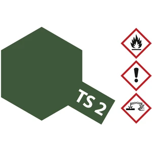 Tamiya akrylová farba tmavozelená TS-2 nádoba so sprejom 100 ml