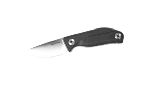 Nůž s pevnou čepelí CVX-80 Real Steel® – Stříbrná čepel – Satin, Černá (Barva: Černá, Varianta: Stříbrná čepel – Satin)