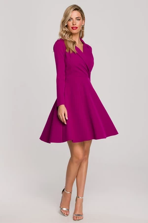 Női ruha Makover Makover_Dress_K138_Crepe_Pink