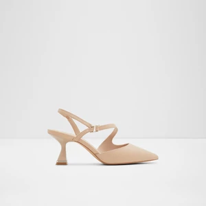 Beige women's leather pumps ALDO Sevilla