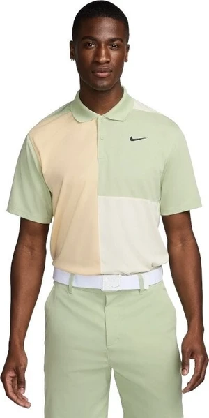 Nike Dri-Fit Victory+ Blocked Mens Honeydew/Coconut Milk/Pale Vanilla/Black L Chemise polo