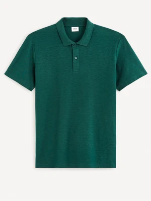 Celio Feflame Polo triko Zelená