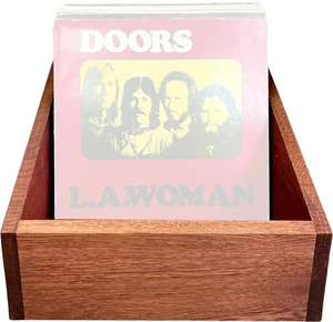 Music Box Designs A Vulgar Display of Vinyl 12" Vinyl Storage Caja de discos de vinilo Rosewood