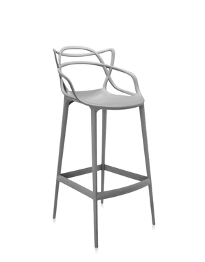 Scaun pentru bar MASTERS, î. 75 cm, diferite culori - Kartell Culoare: gri