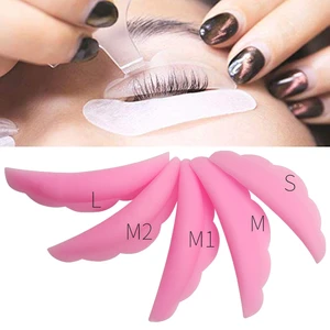 5Pairs Lash Eyelash Grafting Silicone Perm Pad Eyelash Lifting Pad Reusable 3D Eyelashes Extension Accessories New Beauty Tool