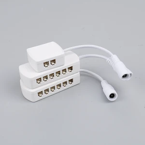 4/6/12 Ports DC12V 3A 2510 Hub Splitter Junction Box Distributer Connectors Male Plug