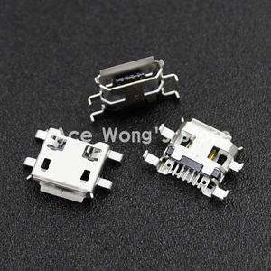 10PCS Tablet Micro USB Sockect Micro USB 5Pin Jack Connector Port For Mobile Phone Camara Laptop (USB-5)