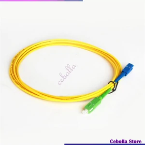 10pcs Fiber Optic Jumper SC APC-SC UPC Simplex SM LSZH Optic Patch Cord Cable 3.0mm SC/APC-SC/UPC PVC FTTH