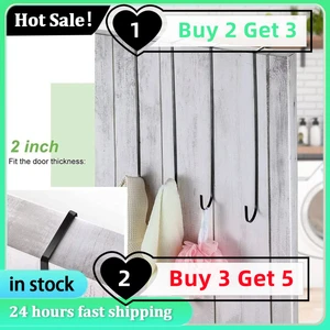 1/3/5PCS Wreath Door Hanger Hanging Hook Punch Free Door Hanger Removable Storage Rack Organizer For Christmas Wreath Coat Bag