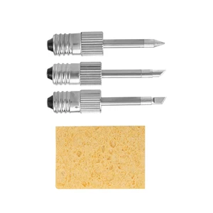 3Pcs Brass Soldering Tips USB Soldering Iron Head Welding Soldering Tips For E10 Interface Soldering Stations