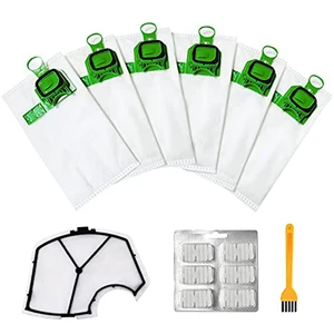 For Kobold Vacuum Cleaner Bag Kit Compatible for Vorwerk Kobold VK140 VK150-B