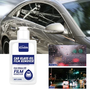 Car Glass Oil Film Cleaner Antifogging Agent Front Windshield Oil Film Removing Paste Anti-rain Anti-fog Stains Removal Cream