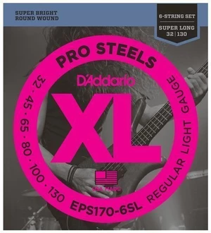 D'Addario EPS170-6SL Cuerdas de bajo