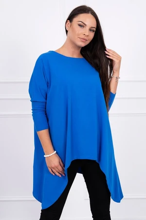 Blouse oversize purple-blue