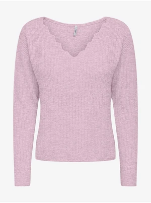 Women's pink sweater ONLY Gabriel - Women