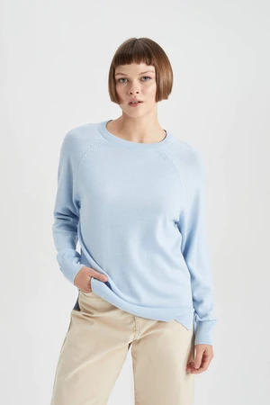 DEFACTO Relax Fit Crew Neck Pullover