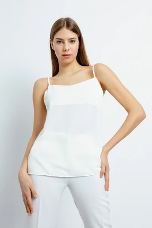 Lafaba Women's White Tank Top