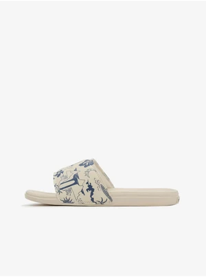 Beige Women's Patterned Slippers VANS La Costa - Women