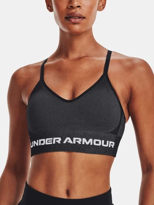 Under Armour Bra UA Seamless Low Long Rib-BLK - Women