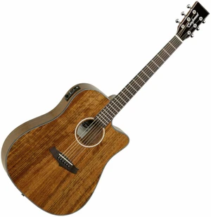 Tanglewood TW28CE X OV Natural Gloss Chitarra Semiacustica Dreadnought