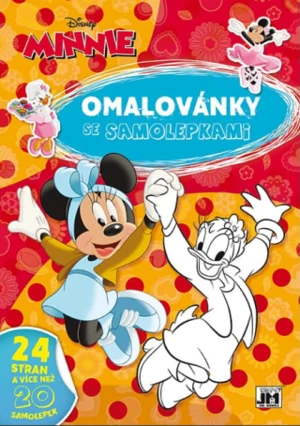 Omalovánky A4 se samolepkami - Minnie