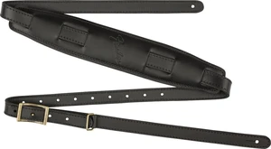 Fender Mustang Saddle Strap Long Black Courroie de guitare Black