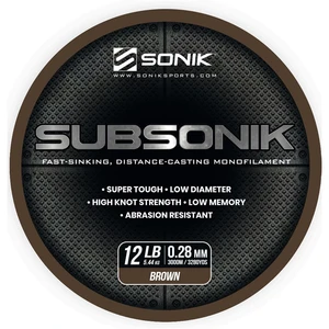 Sonik vlasec subsonik brown 3000 m - 0,35 mm 8,16 kg