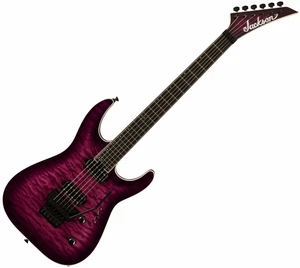 Jackson Pro Plus Series Dinky DKAQ EB Transparent Purple Burst E-Gitarre