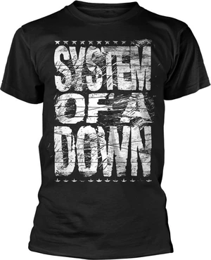 System of a Down Camiseta de manga corta Distressed Black S