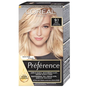 L´Oréal Paris Permanentní barva na vlasy Préférence 10.21 Stockholm Velmi světlá perlová blond