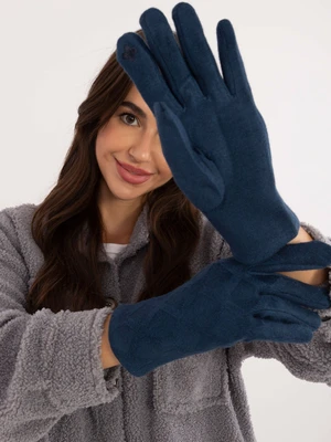 Dark blue insulated gloves