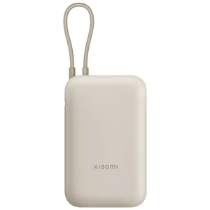 Xiaomi Power Bank 10000mAh (integrovaný kabel) Tan