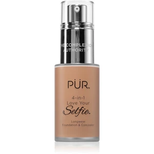 PÜR Cosmetics 4-in-1 Love Your Selfie make-up a korektor 2 v 1 odstín TN3 30 ml