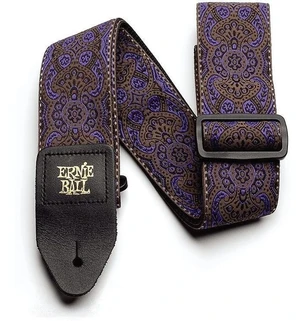 Ernie Ball Jacquard Strap EB Curea de chitară Purple Paisley