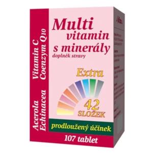 MEDPHARMA Multivitamín s minerály extra 107 tablet