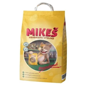 MIKEŠ Standard hrudkující stelivo pro kočky 1 ks, Hmotnost balení: 5 kg