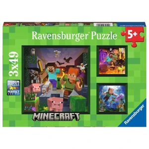 Ravensburger Minecraft Biomes 3x49 dílků