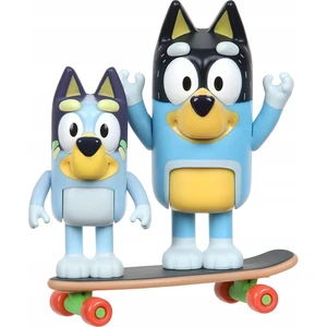 TM Toys Bluey figúrky Bluey a Bandit na skateboarde