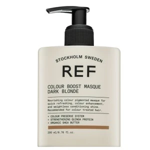 REF Colour Boost Masque odżywcza maska koloryzująca dla ożywienia koloru Dark Blonde 200 ml