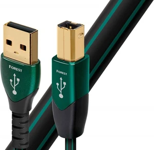 AudioQuest Forest 1,5 m Černá-Zelená Hi-Fi USB kabel