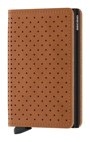 Secrid Slimwallet Perforated Cognac